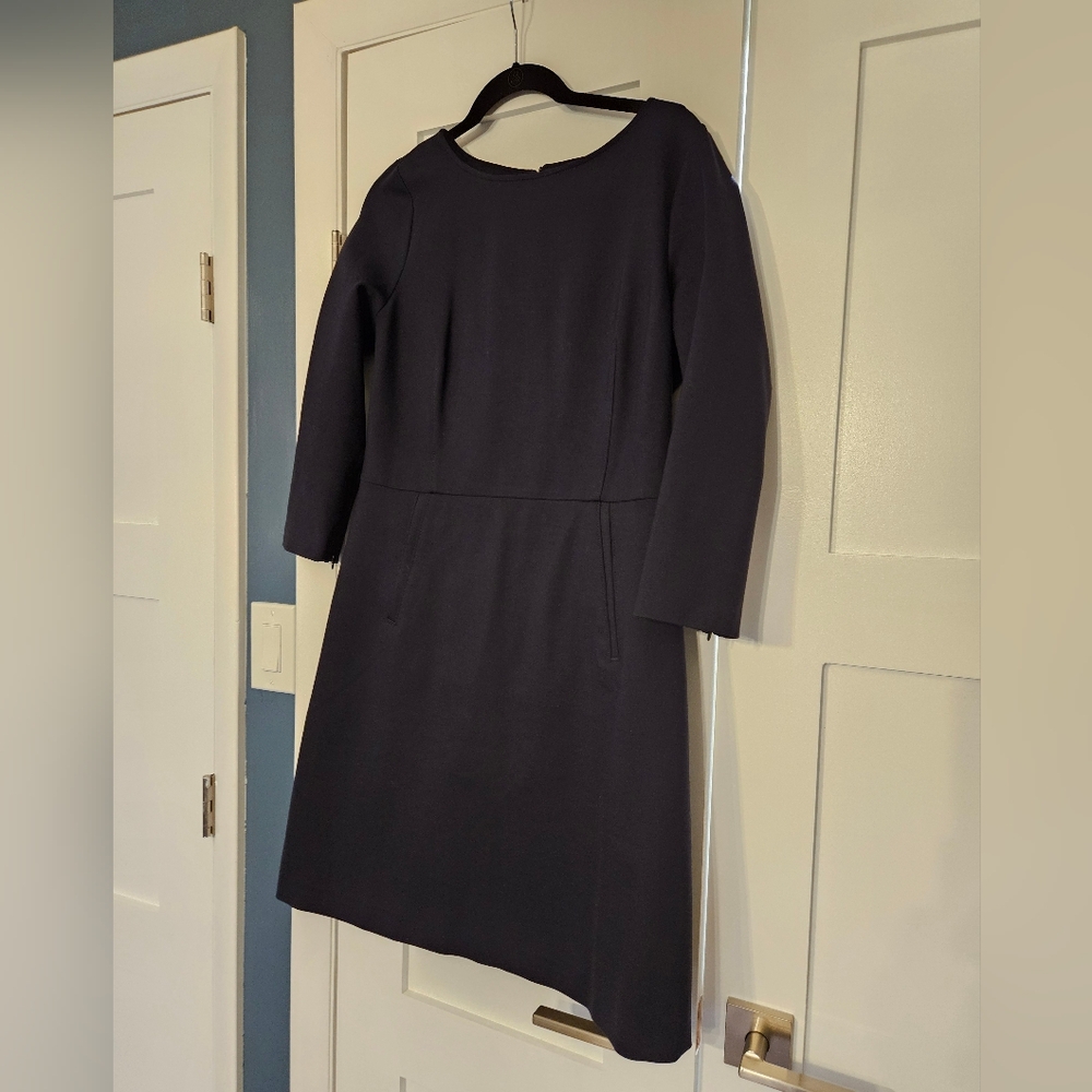 SPANX Ponte Navy Sheath Dress